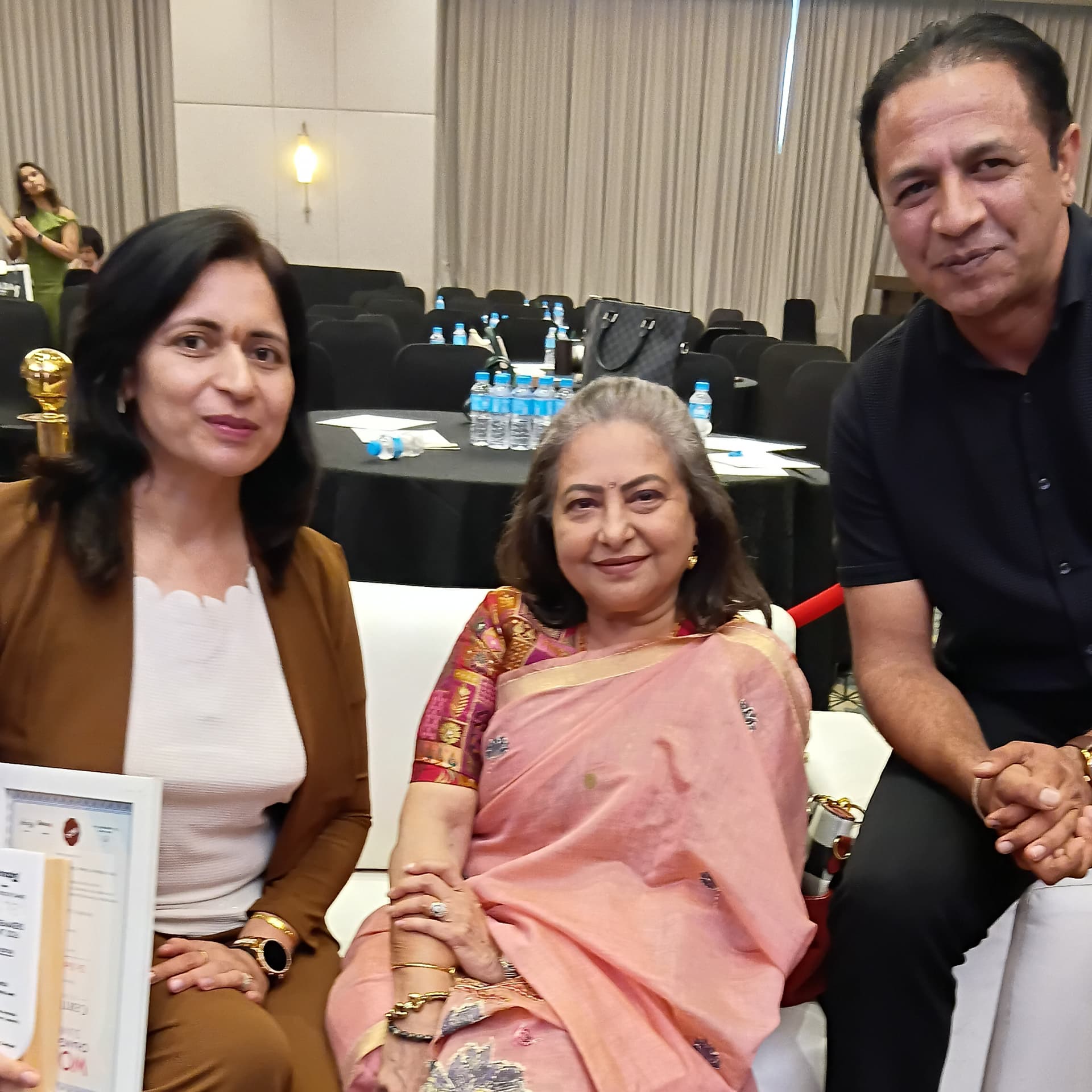 Dr. Simpi Nanda with fellow leaders at a summit