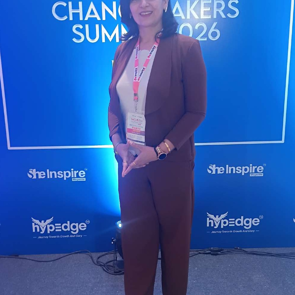 Dr. Simpi Nanda at a leadership summit discussion